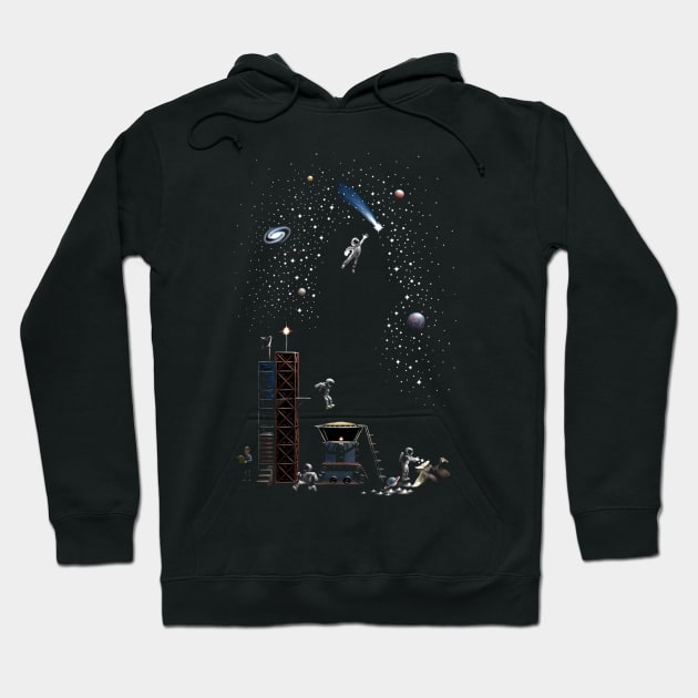 Astronot Hoodie by Made With Awesome